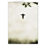 Cristo Redentor In the Clouds Card