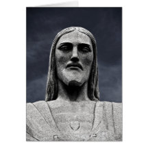 Cristo Redentor statue on Corcovado mountain Card
