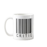 Critic Bar Code Mug