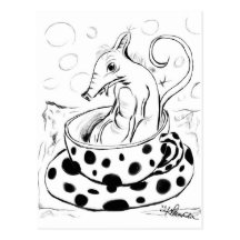 Critter in a Cup Post Cards