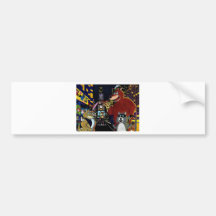 Critters in Times Square Bumper Sticker