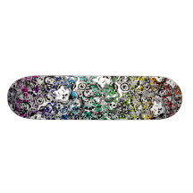 Critters skateboard rainbow