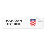 Croatia Coat of Arms Bumper Stickers