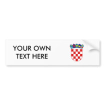Croatia Coat of Arms Bumper Stickers