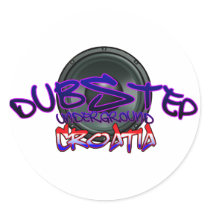 Croatia Croatian DUBSTEP Dub DnB reggae Electro Stickers