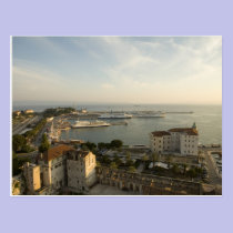 Croatia, Dalmatia, Split. View of Riva postcards