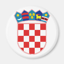 croatia emblem fridge magnets