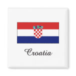 Croatia Flag Design Magnets