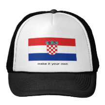 Croatia flag hat souvenir