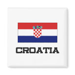 Croatia Flag Fridge Magnet