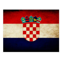 Croatia Flag Post Cards