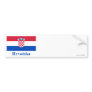 Croatia Flag with Name in Croatian