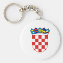 Croatia Official Coat Of Arms Heraldry Symbol Keychain