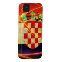 Croatia Pride Fire Flag iPhone 4 Cover