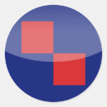 Croatia Round Stickers