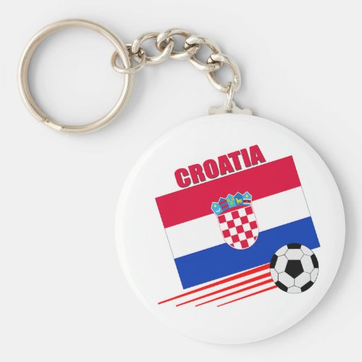Croatia Soccer Team Keychain