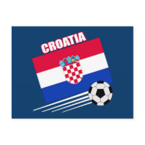 Croatia Soccer Team Post Cards