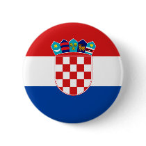 Croatian Flag Button