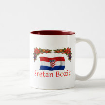 Croatian Sretan Bozic (Merry Christmas) Mugs