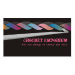 crochet crafting fashion toys business card, Cr... business cards