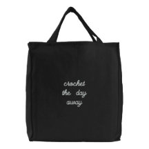 Crochet the Day Away Tote Bag