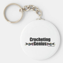 Crocheting Genius DNA Merchandise Keychain