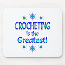 Crocheting is the Greatest Mouse Pads