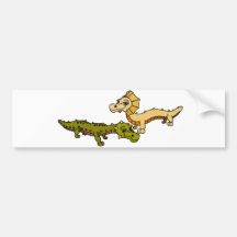 Crocka and Sfinks Bumper Sticker