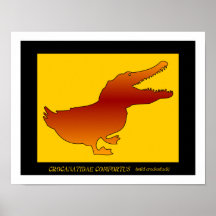 crockoduck print