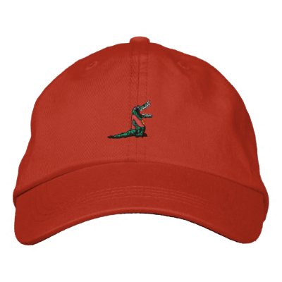 crocobilly embroidered baseball caps by holycrocodile