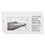 Crocodile alligator fun art cards announcements photo card
