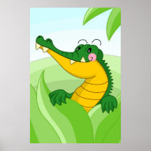 Crocodile for Children Print
