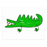 crocodile postcard