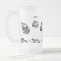 Crocodile Rock music  frosted mug