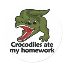 Crocodiles ate my homework