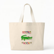 CROCODILES ROCK TOTE BAG