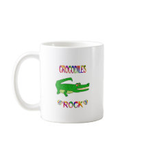 CROCODILES ROCK COFFEE MUG