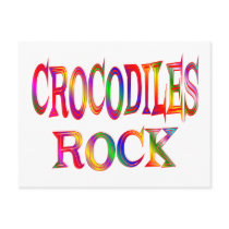 Crocodiles Rock Post Card