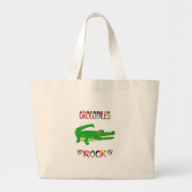 CROCODILES ROCK TOTE BAG