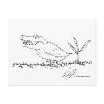 Crocoduck postcard