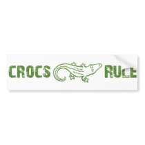 Crocs Rule Bumper Stickers