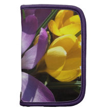 Crocus Colours  Wallet Folio Organizer