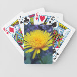 crocus flower photo in light playing cards