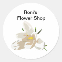 Crocus Round Sticker