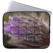 Crocus with Water Beads; 2013 Calendar Computer Sleeves