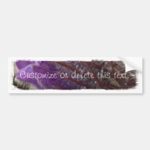 Crocus with Water Beads; Customizable Bumper Stickers