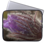 Crocus with Water Beads; Customizable Laptop Computer Sleeves