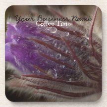 Crocus with Water Beads; Promotional Beverage Coaster