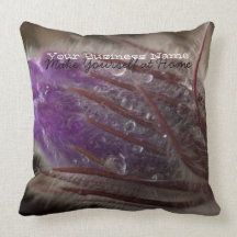 Crocus with Water Beads; Promotional Throw Pillows