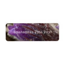 Crocus with Water Beads Return Address Label